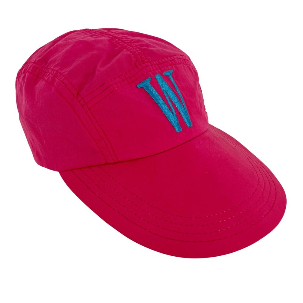 90s pink Winston long bill racing hat 1990s vintage